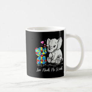 Caneca De Café Consciencialização do Autismo O Amor Não Precisa d