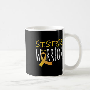 Caneca De Café Consciencialização do Cancro Infantil Irmã de um G