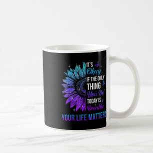 Caneca De Café Consciencialização sobre Prevenção do Suicídio na