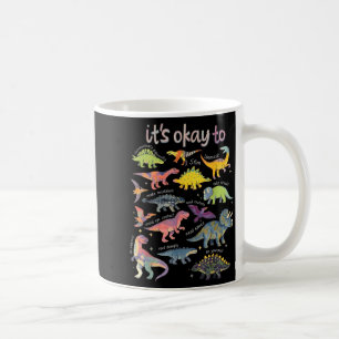 Caneca De Café Conscientização Au É Para Ser Diferente Dinossauro