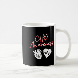Caneca De Café Conscientização da Chd Guerreiro do Coração Doença