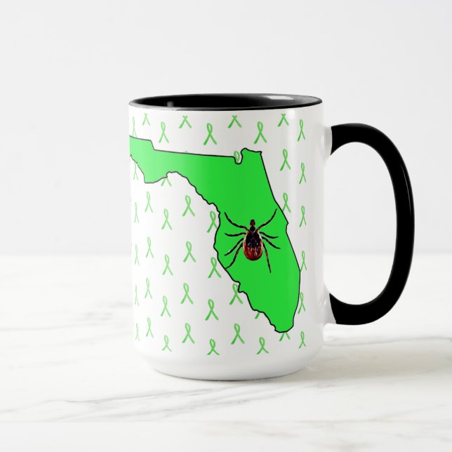 Caneca de Café Conscientização da Doença de Lyme n (Direita)