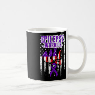 Caneca De Café Conscientização da Epilepsia Guerreiro Epilético S