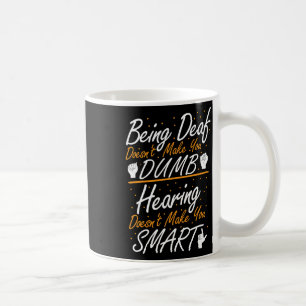 Caneca De Café Conscientização da Língua de Sinais Americana - Or