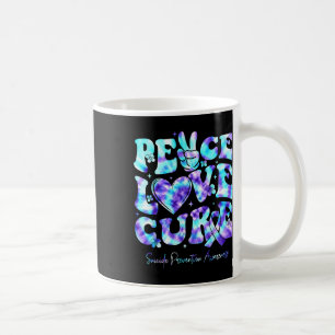 Caneca De Café Conscientização da Prevenção do Suicídio Paz Amor