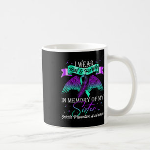 Caneca De Café Conscientização da Prevenção do Suicídio Use Verde