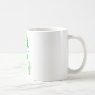 Caneca De Café Conscientização da Saúde Mental Feminina Elefante 