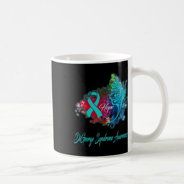 Caneca De Café Conscientização da Síndrome de Digeorge (Direita)