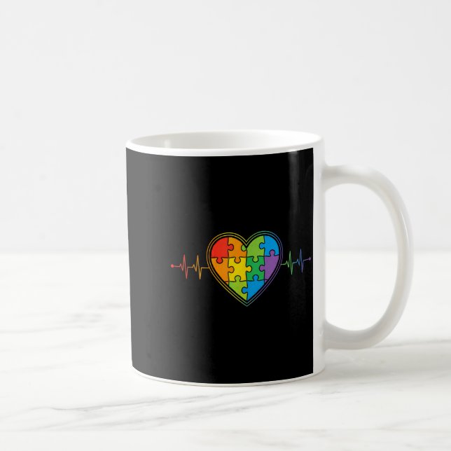 Caneca De Café Conscientização do autismo (Direita)