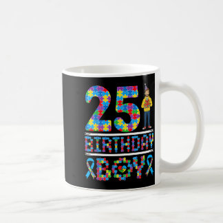 Caneca De Café Conscientização do Autismo Aniversário de 25 anos