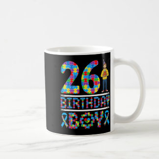 Caneca De Café Conscientização do Autismo Aniversário de 26 anos