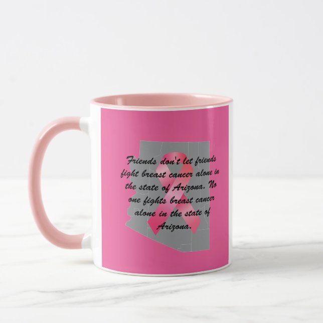 Caneca de café Conscientização do Câncer de Mama n (Esquerda)