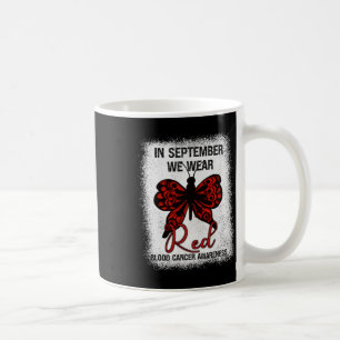 Caneca De Café Conscientização do Câncer de Sangue Em Setembro Nó