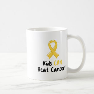 Caneca De Café Conscientização do Câncer Infantil - Fita do Cânce