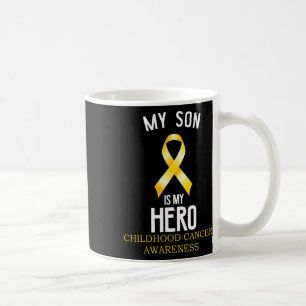 Caneca De Café Conscientização do Câncer Infantil Meu Filho É Meu