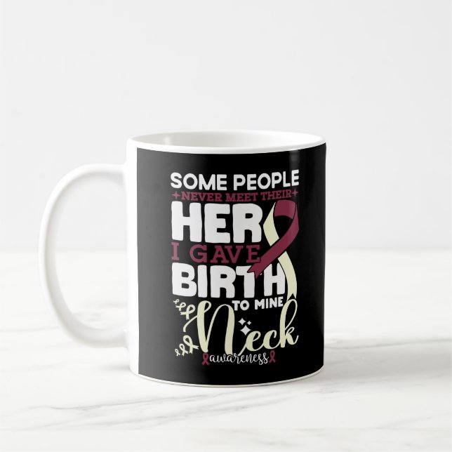 Caneca De Café Conscientização do Pescoço Algumas Pessoas Nunca C (Esquerda)