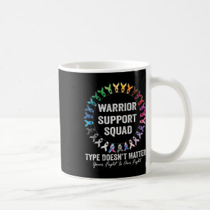 Caneca De Café Conscientização do Sobrevivente de Câncer Lutador