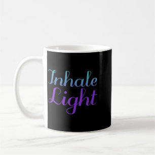 Caneca De Café Conscientização Prevenção Inalar Luz