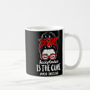 Caneca De Café Conscientização sobre Aceitação do Autismo Apoio V