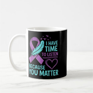 Caneca De Café Conscientização sobre apoio emocional