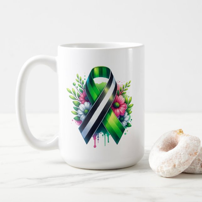 Caneca De Café Conscientização sobre Bipolar | A esperança é mais (Com Donut)