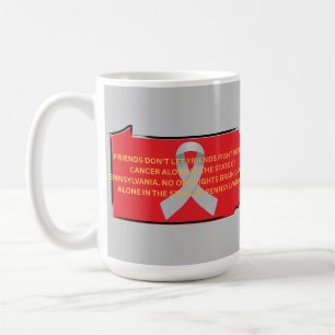 Caneca De Café Conscientização sobre Câncer Cerebral na Pensilvân