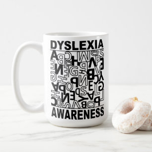 Caneca De Café Conscientização sobre Dislexia Professores Dislexi
