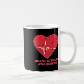 Caneca De Café Conscientização sobre Doenças Cardíacas - Camisa V