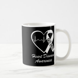Caneca De Café Conscientização sobre Doenças Cardíacas Usamos Ver