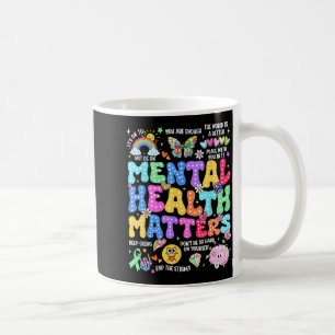 Caneca De Café Conscientização sobre doenças da saúde mental do c