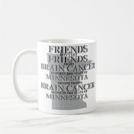 Caneca De Café Conscientização sobre o Câncer Cerebral em Minneso