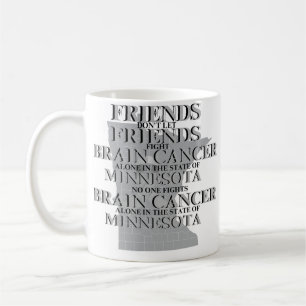Caneca De Café Conscientização sobre o Câncer Cerebral em Minneso