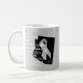 Caneca De Café Conscientização sobre o Câncer Cerebral no Arizona