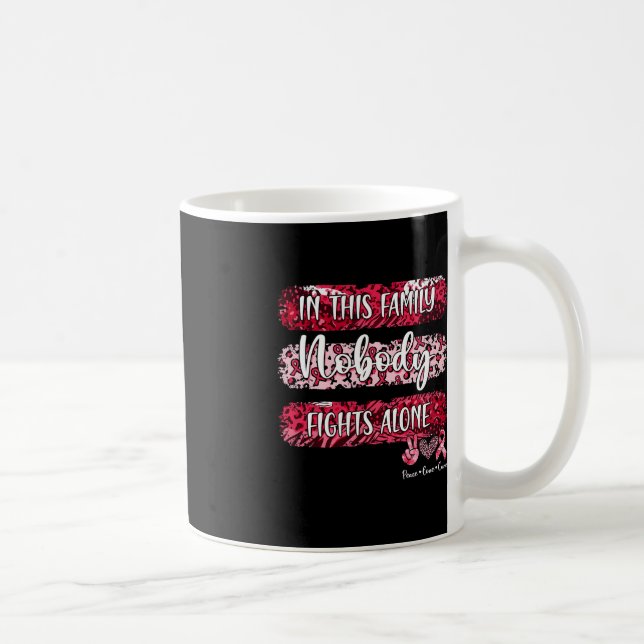 Caneca De Café conscientização sobre o cancer de sangue leopardo  (Direita)