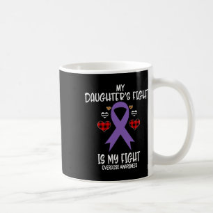 Caneca De Café Conscientização sobre Overdose A Luta da Minha Fil