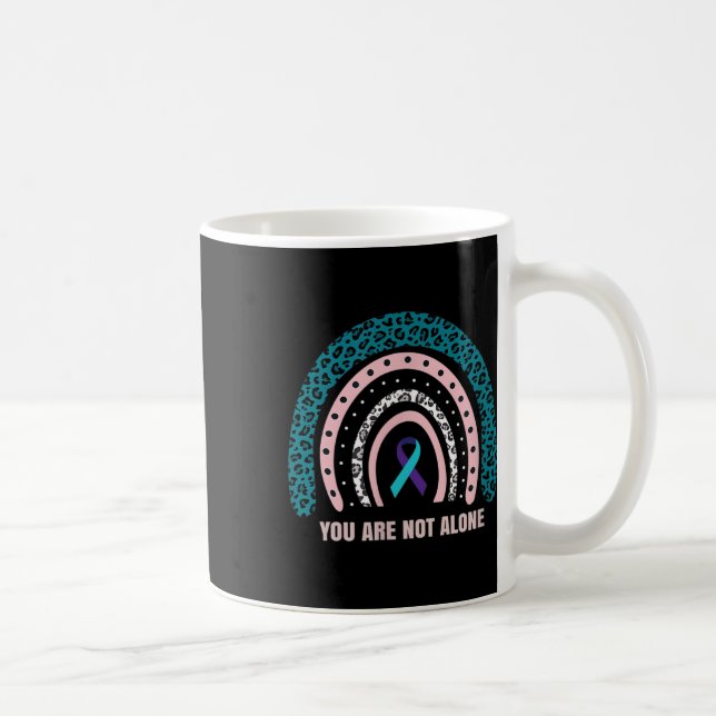 Caneca De Café Conscientização sobre Prevenção ao Suicídio com Es (Direita)