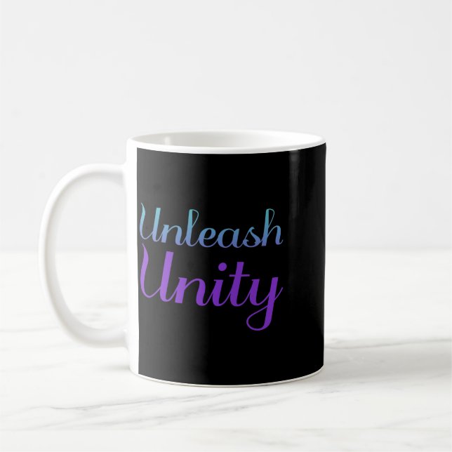 Caneca De Café Conscientização sobre Prevenção da Unidade Liberta (Esquerda)