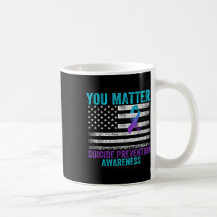 Caneca De Café Conscientização sobre Prevenção de Suicídio Mulher