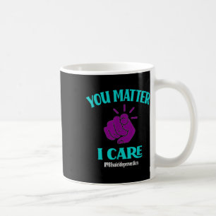 Caneca De Café Conscientização sobre prevenção do suicídio 988 po