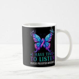 Caneca De Café Conscientização sobre Suicídio Eu Tenho Tempo Para