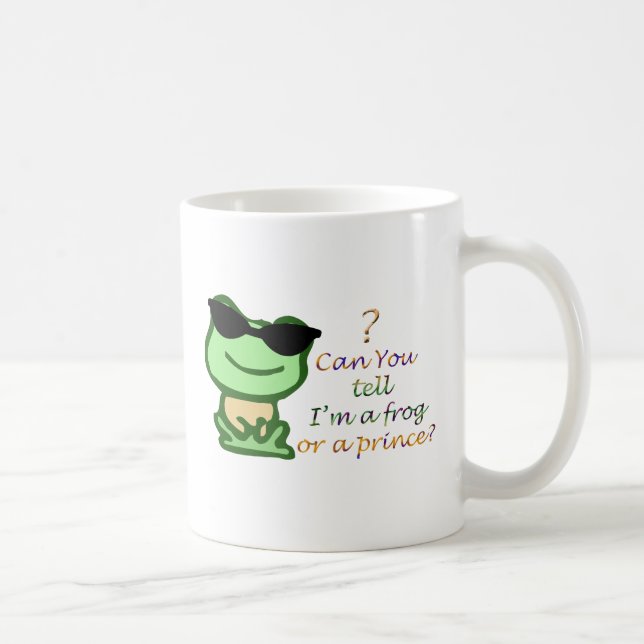 Caneca De Café Consegue dizer se sou um sapo ou príncipe? (Direita)
