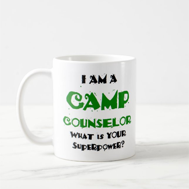 Caneca De Café conselheiro de acampamento (Esquerda)