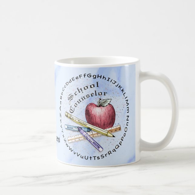 Caneca De Café Conselheiro escolar Mug (Direita)