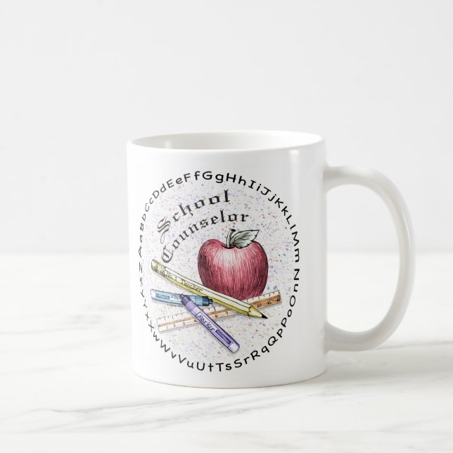 Caneca De Café Conselheiro escolar Mug (Direita)