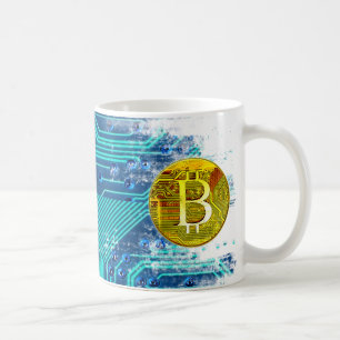 Caneca De Café Conselho Bitcurrency e Circuito Criptomoeda