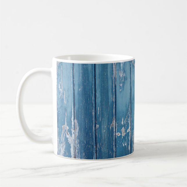Caneca De Café Conselho de madeira de téal e castanha (Esquerda)