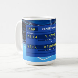 Caneca De Café conselho de pontuação de tênis Legal e personalizá