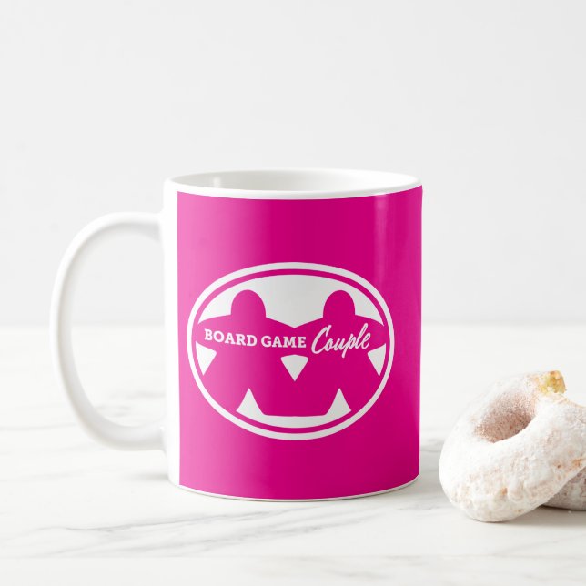 Caneca De Café Conselho Game Casal White Frame Mug (Com Donut)