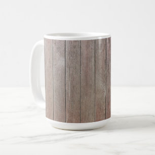 Caneca De Café conselhos de madeira Wallpaper Mug