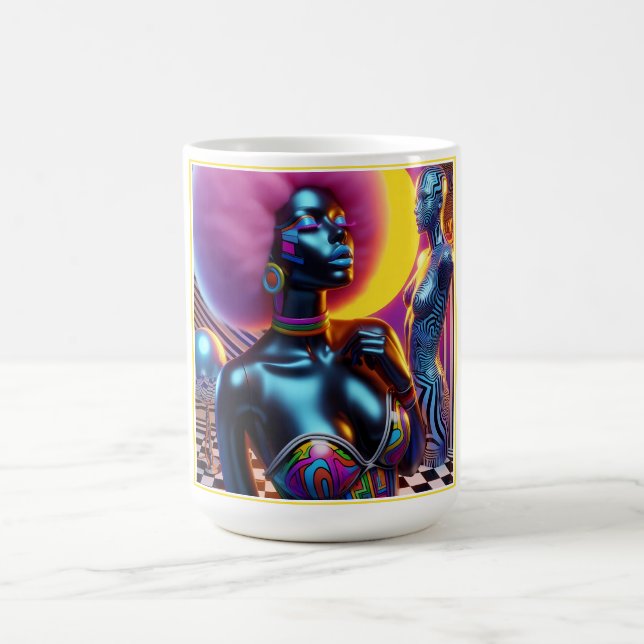 Caneca De Café Consensual Sentry Ken Gage Fantasy Vaporwave (Centro)